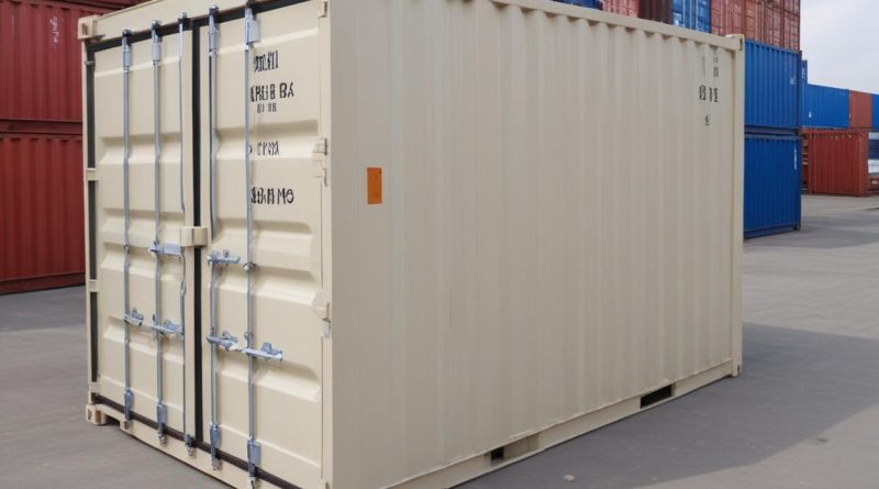 Container para guardar tudo durante a reforma e organizar a bagunça