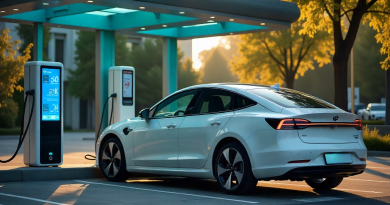 Estação De Recarga Para Carros Elétricos