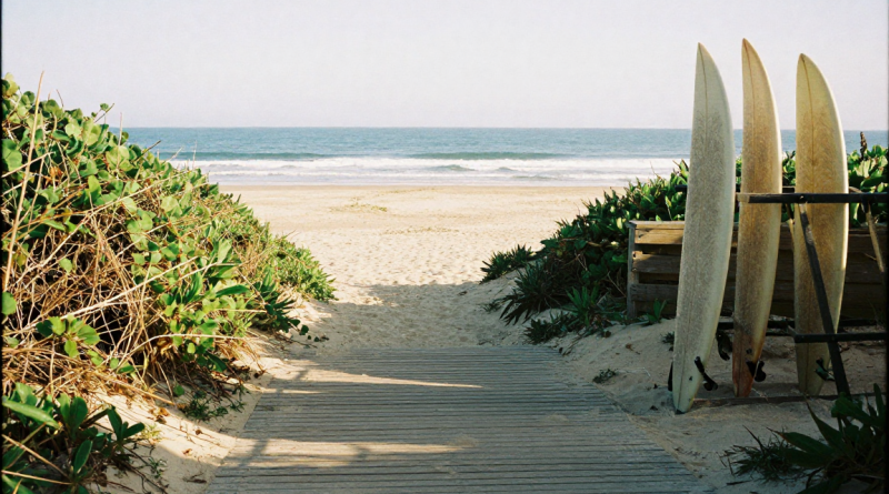 Fácil Acesso à Praia Para Prática De Surf