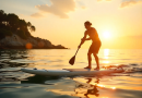 Aula De Stand-up Paddle Ao Nascer Do Sol