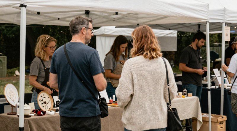 Localização Próxima A Feiras De Artesanato Local