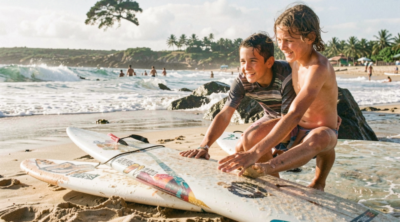 Aula De Surfe Para Iniciantes Em Carapibus