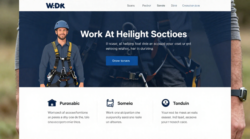 Soluções para Trabalho em Altura